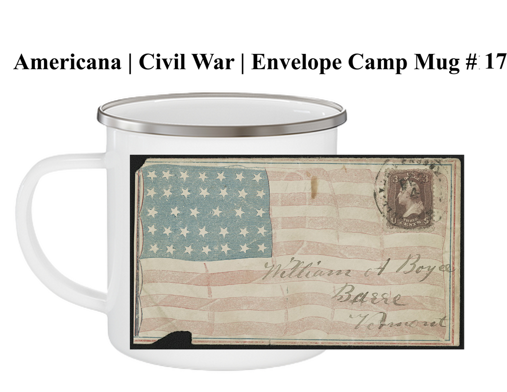 Americana | Civil War | Envelopes | Camp Mug #17