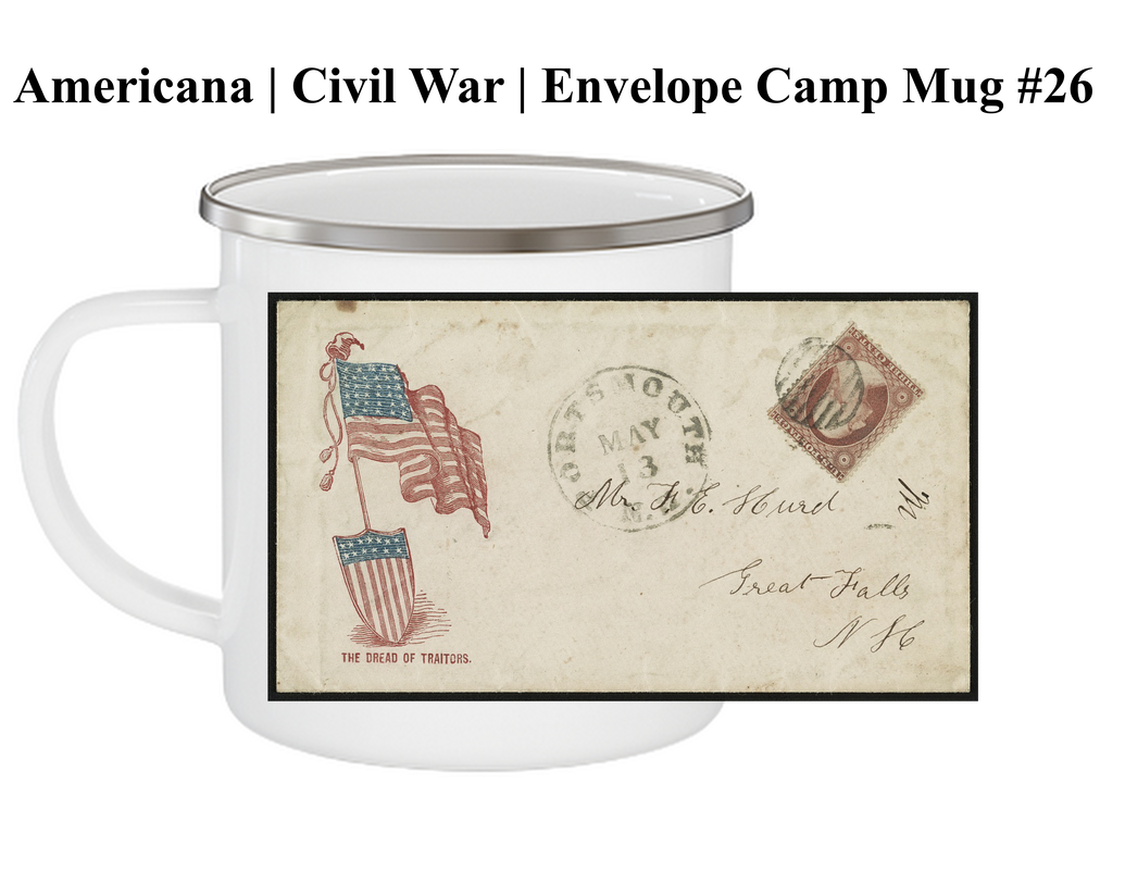 Americana | Civil War | Envelopes | Camp Mug #26