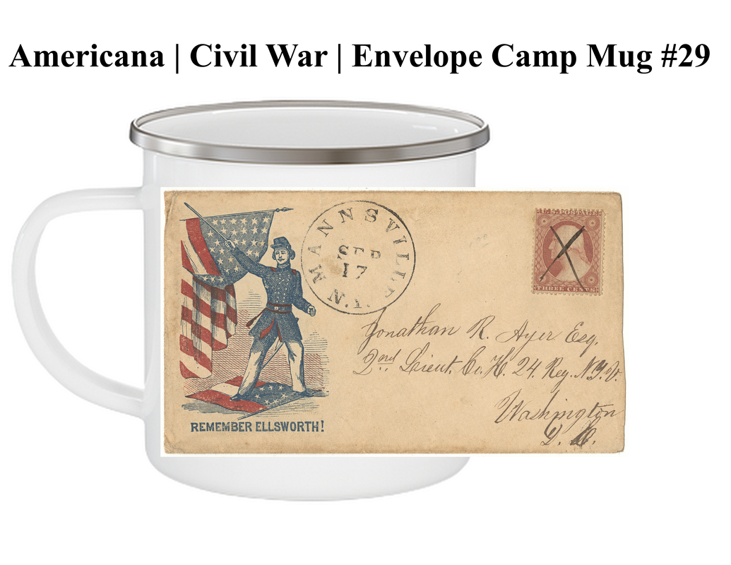 Americana | Civil War | Envelopes | Camp Mug #29