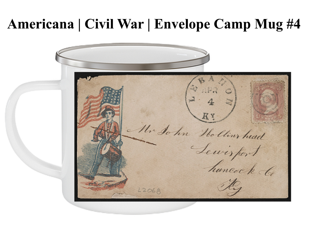 Americana | Civil War | Envelopes | Camp Mug #4